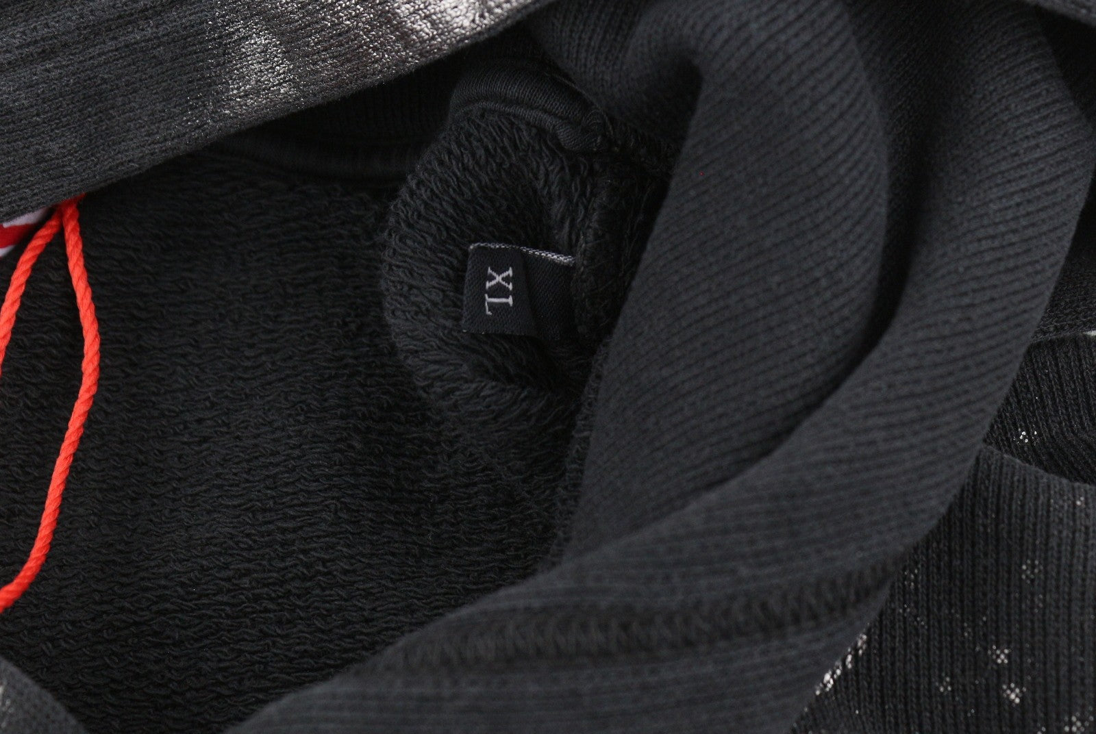 DIESEL S-Boxt-Hood-Q6 Men Hoodie XL Black Metallic Shiny Relaxed Fit RRP395