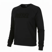 DIESEL Indigo-Out Men Sweatshirt L Black Crew Neck Fluffy Logo Pull On RRP175