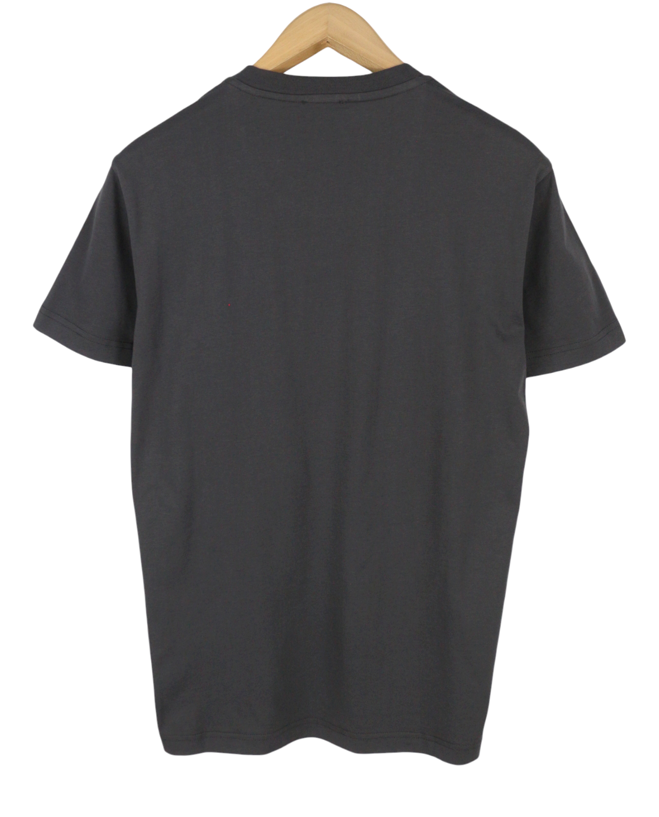 DIESEL T-Diegor-Big-Crew Men T-Shirt M Grey Fluffy Logo Crew Neck Short Sleeve