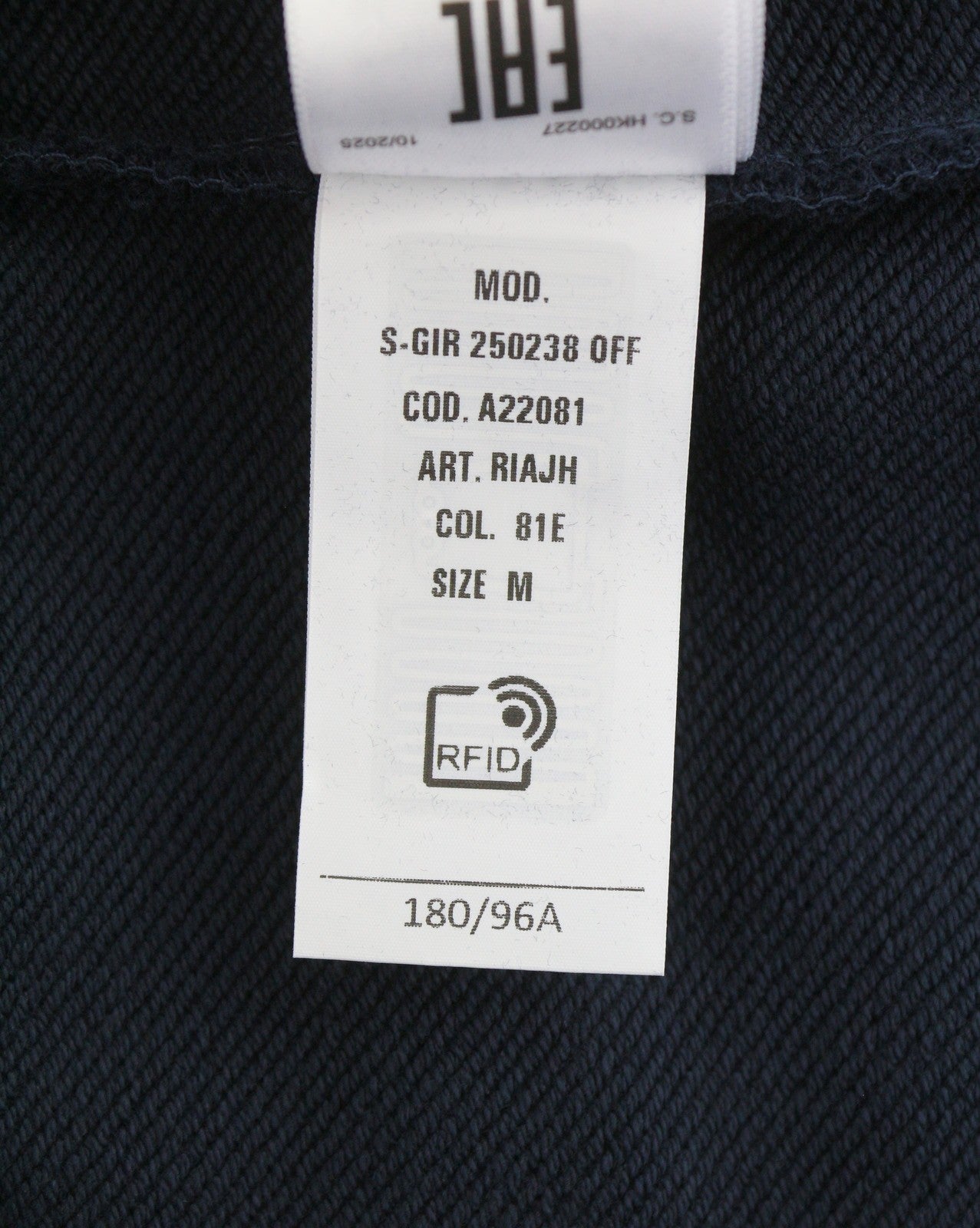 DIESEL S-Girk 250238 OFF Men Sweatshirt M Blue Crew Neck Long Sleeve Pull On
