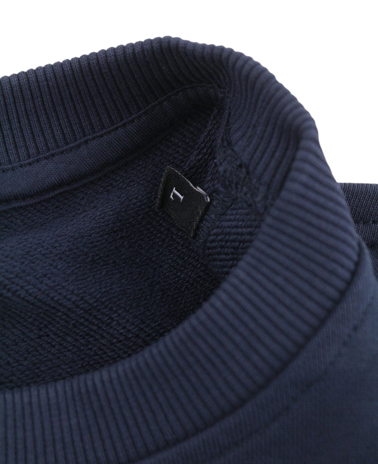 DIESEL Indigo-Out Men Sweatshirt L Blue Crew Neck Fluffy Logo Pull On RRP175
