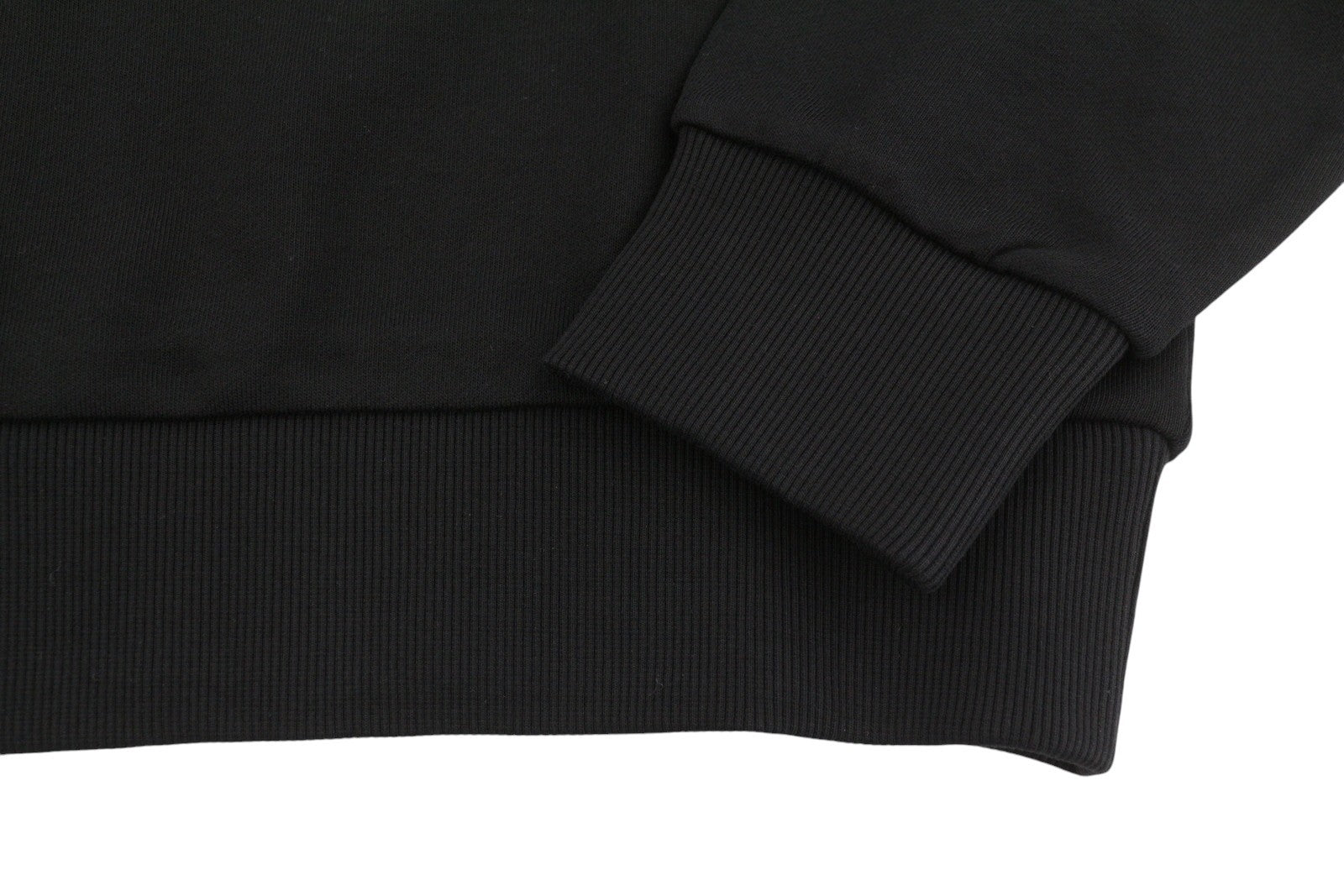 DIESEL S-Girk-K12 Men Sweatshirt M Black Crew Neck Long Sleeve Pull On