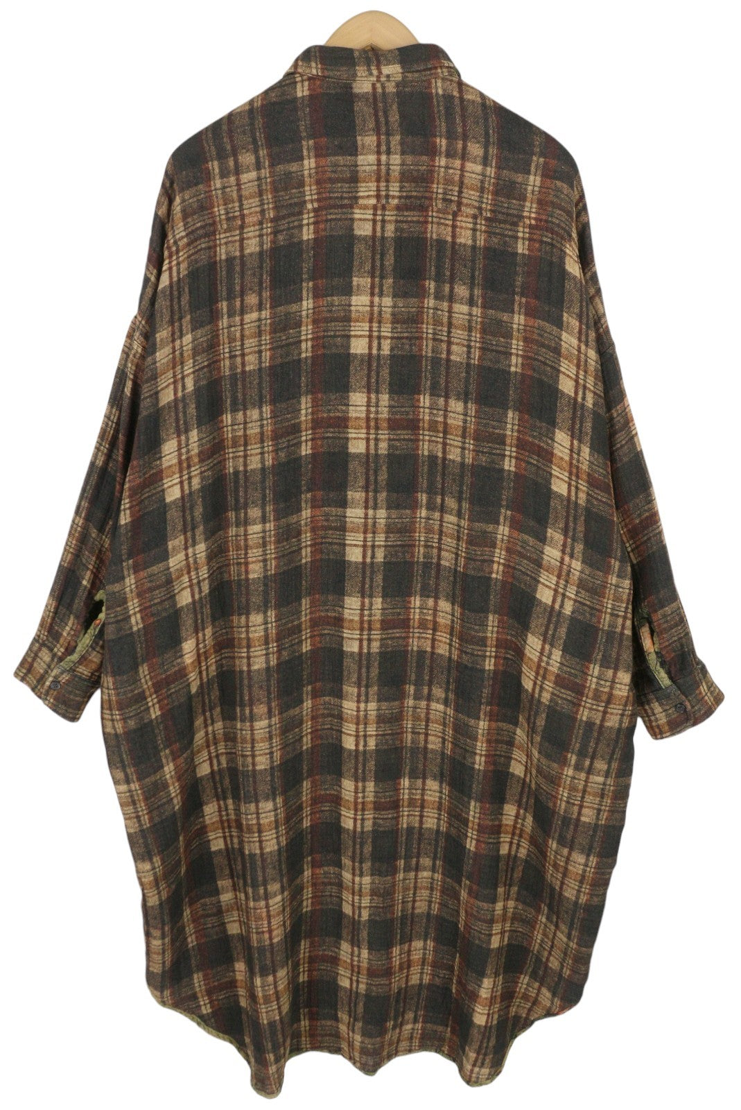 R13 Reversible Jumbo Shirtdress Women Dress M/L Pattern Oversized PF25 RRP899