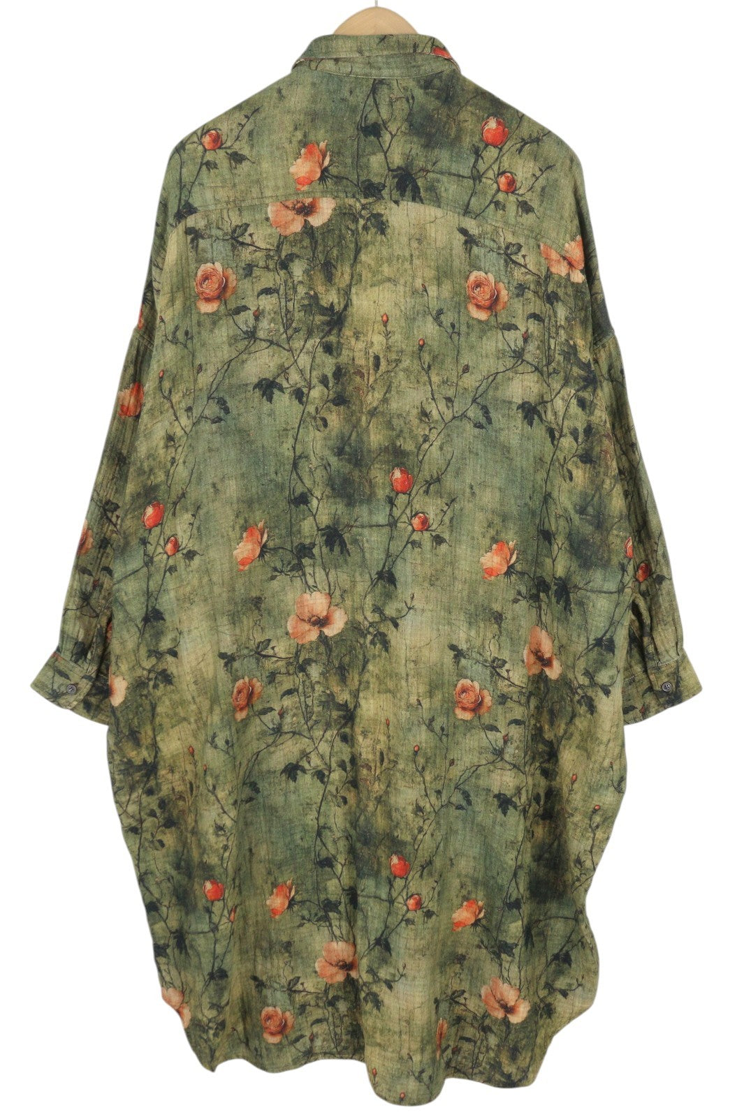 R13 Reversible Jumbo Shirtdress Women Dress M/L Pattern Oversized PF25 RRP899