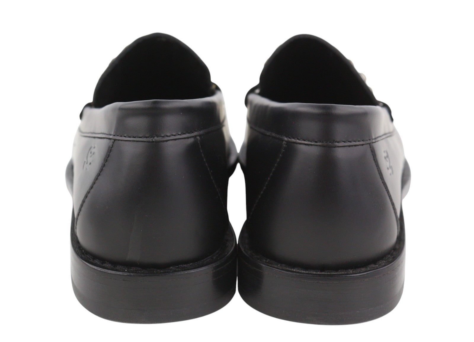 SANDRO Lypsee Women Shoes EU40 Leather Rhinestones Round Loafers RRP325