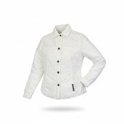 TUCANO URBANO Lori Women Jacket 2XS Off-White Windproof Moto Single-Breasted