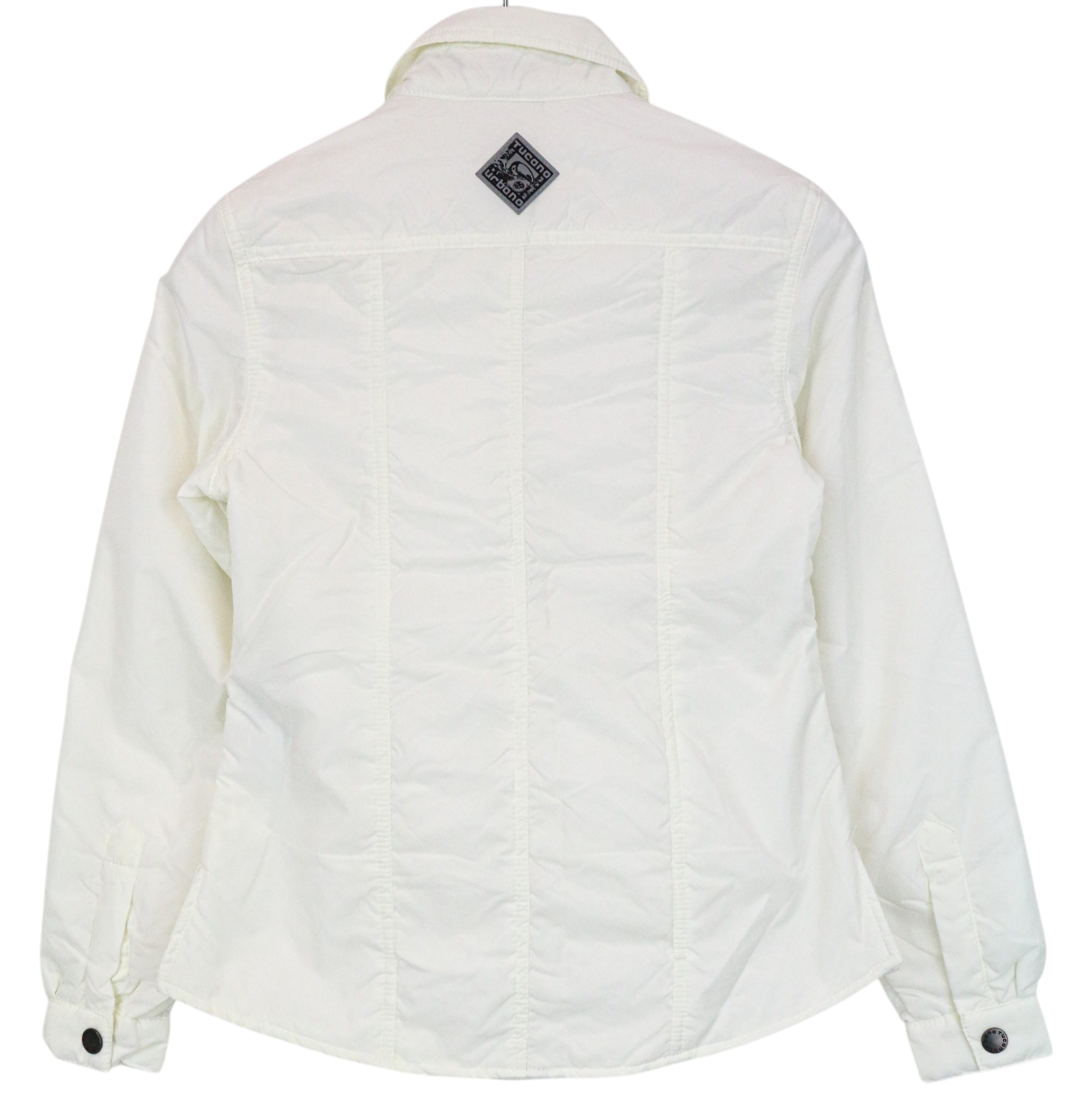 TUCANO URBANO Lori Women Jacket 2XS Off-White Windproof Moto Single-Breasted