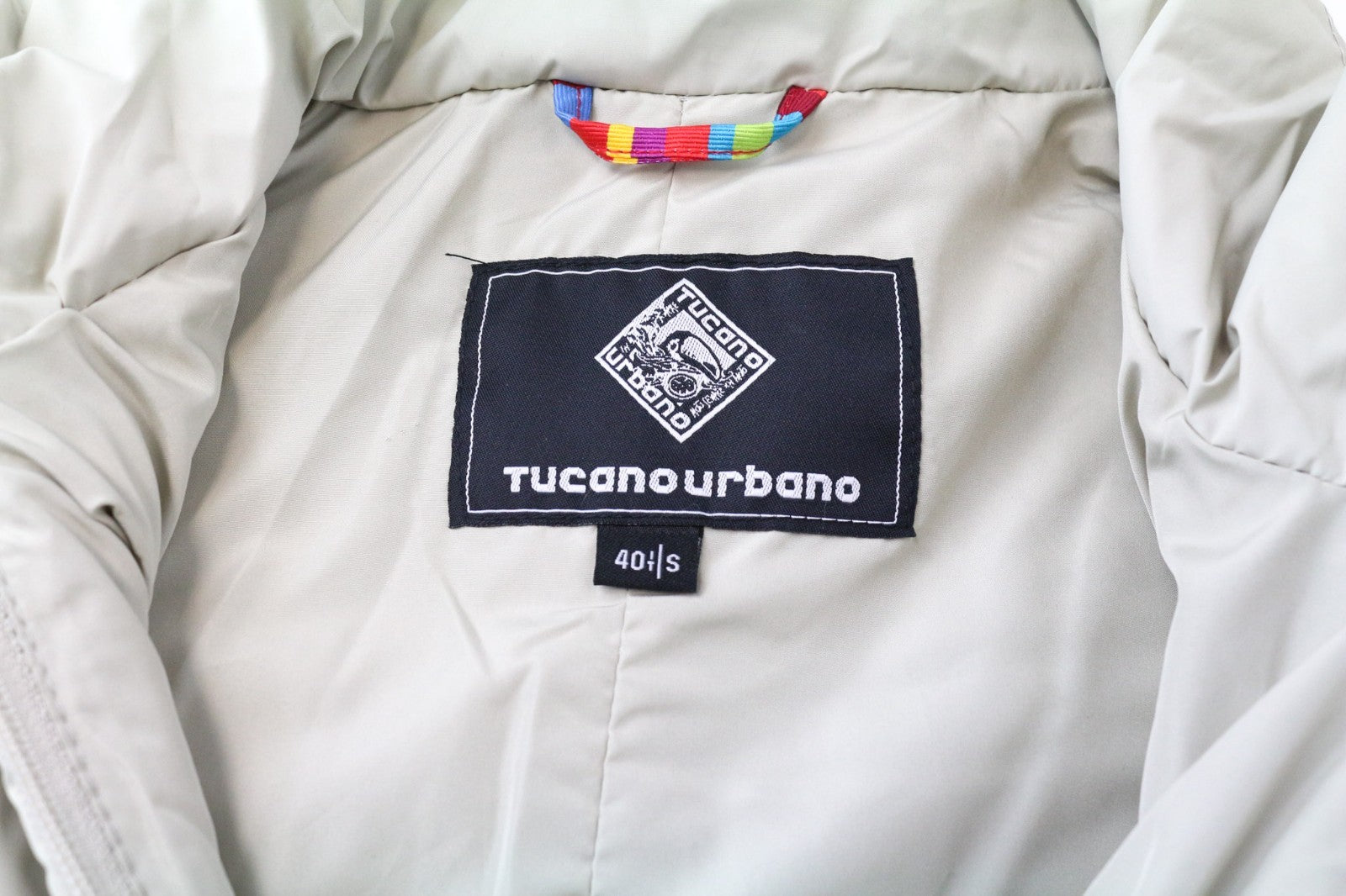 TUCANO URBANO Serissa Women Jacket S Beige Lined Long Sleeved Zipped Padded