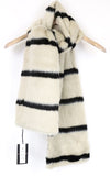 Beige Faux Fur Scarf
