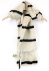 Beige Faux Fur Scarf