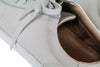 Beige Leather Trainers