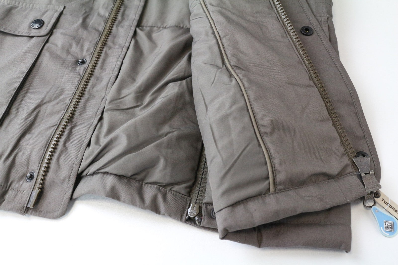 TUCANO URBANO Angus Men's Waterproof Moto Jacket M Beige Brown Cotton Trench