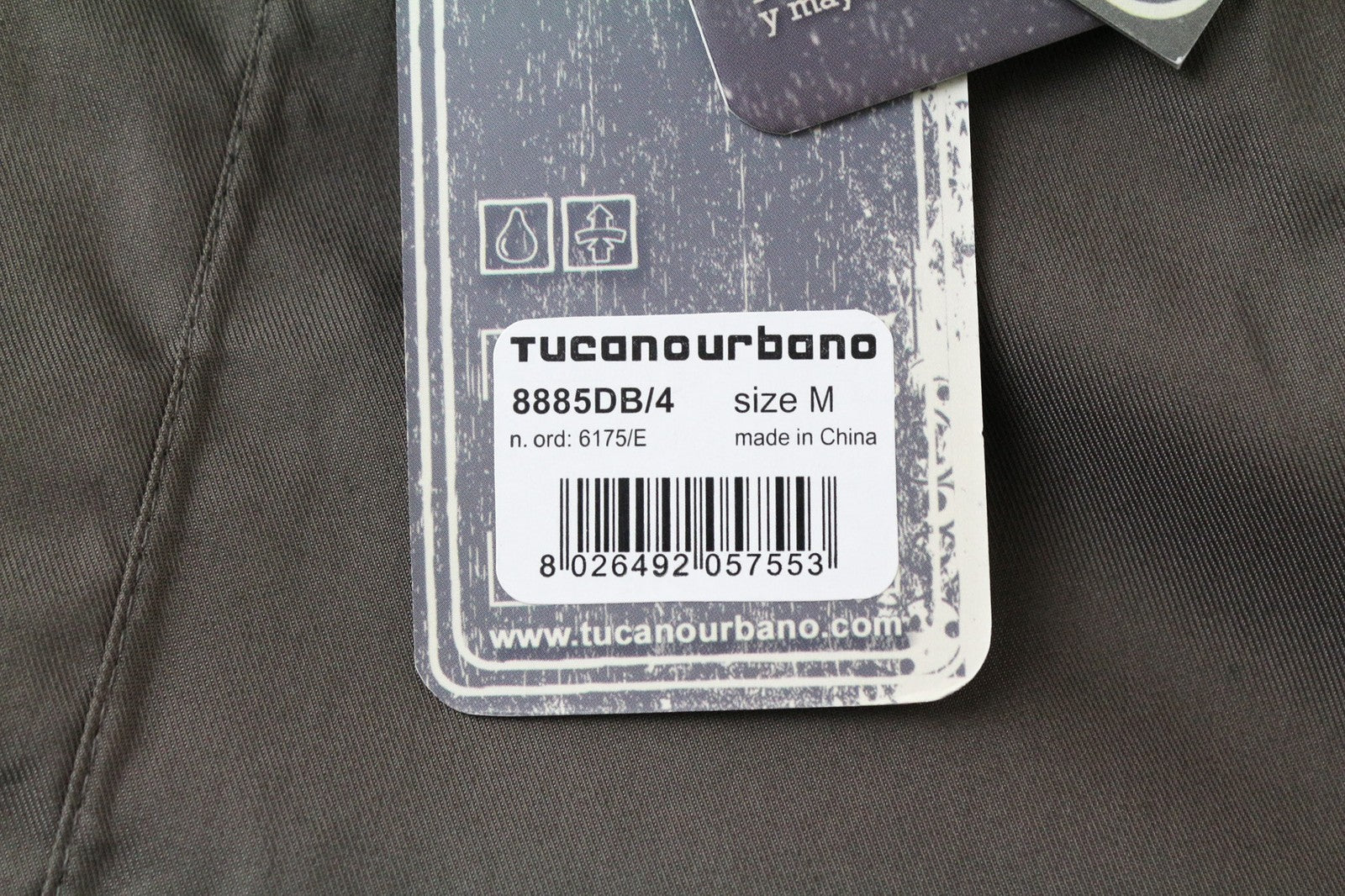 TUCANO URBANO Angus Men's Waterproof Moto Jacket M Beige Brown Cotton Trench