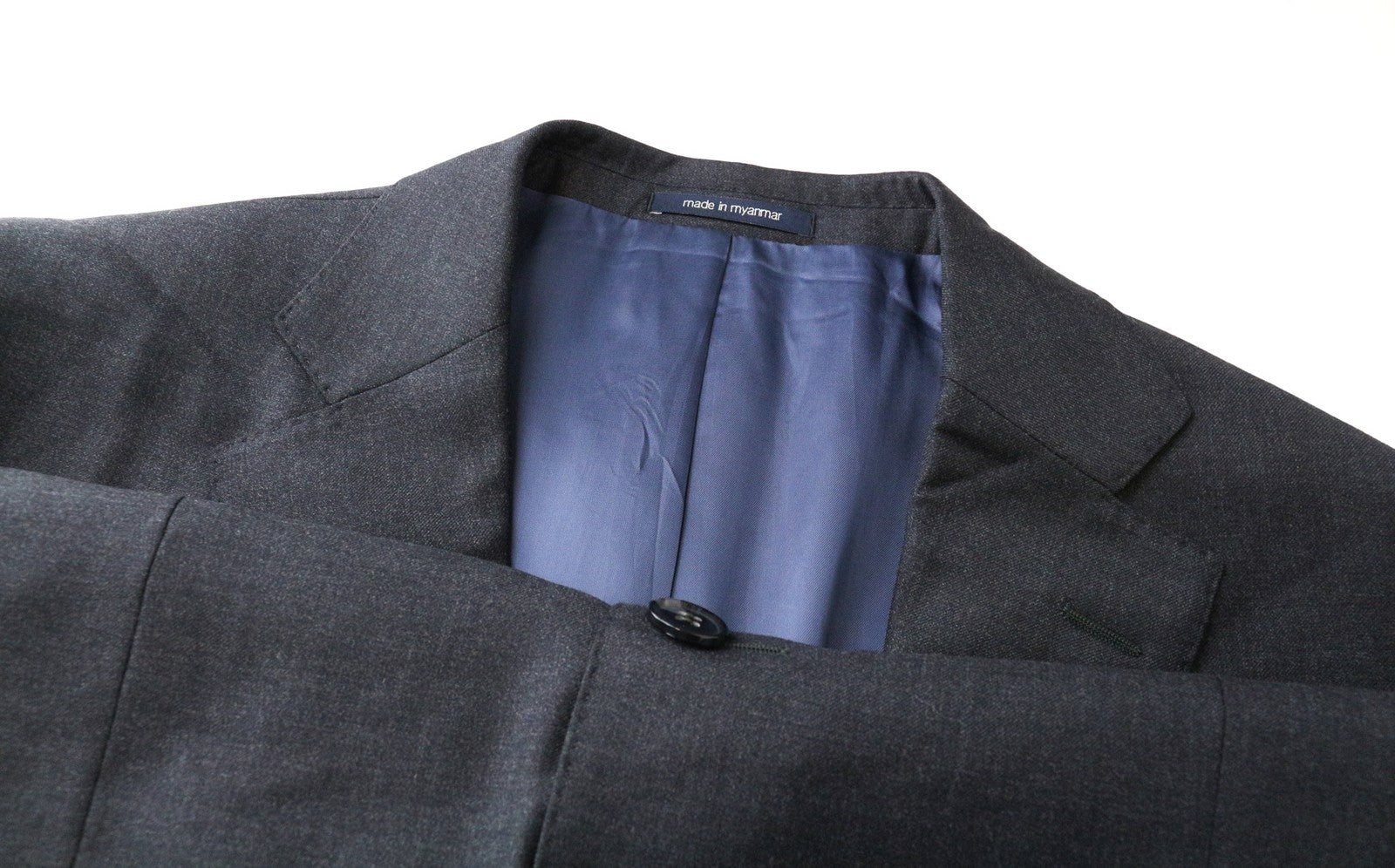 SUITSUPPLY Napoli Men's Blazer UK40S Grey Super 110's Pure Wool Single-Breasted