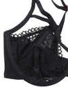 Bra Plunge In Floral Lace-Unpadded & Wired