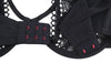 Bra Plunge In Floral Lace-Unpadded & Wired