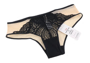 SCANDALE Le Shorty Sublime-Nude A14 Women's Panties S Sheer Lace Panel