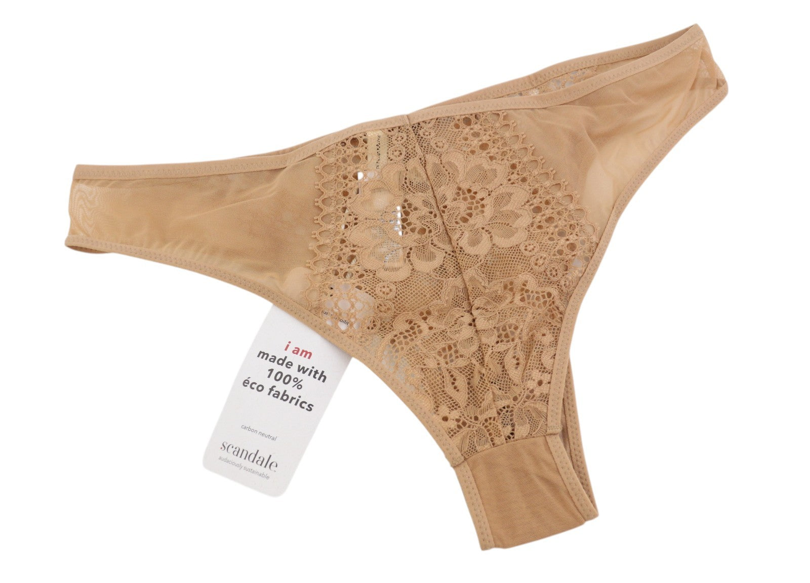 SCANDALE Le Bresilien Sensual-Nude T17 Women's Panties M Lace Brief 3-Pack