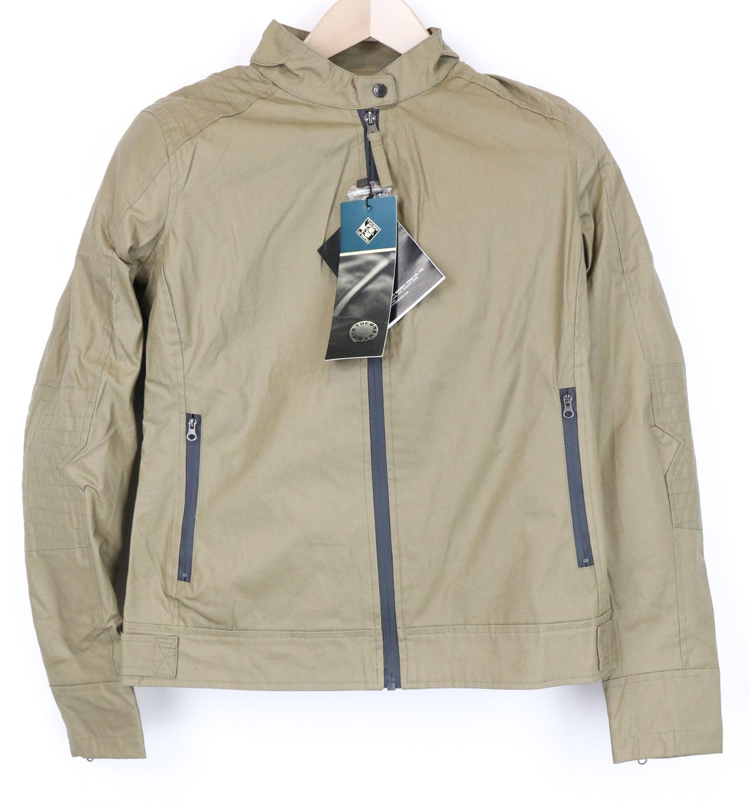 TUCANO URBANO Polette Women Jacket S Brown Cotton Wax Coat Armoured Moto
