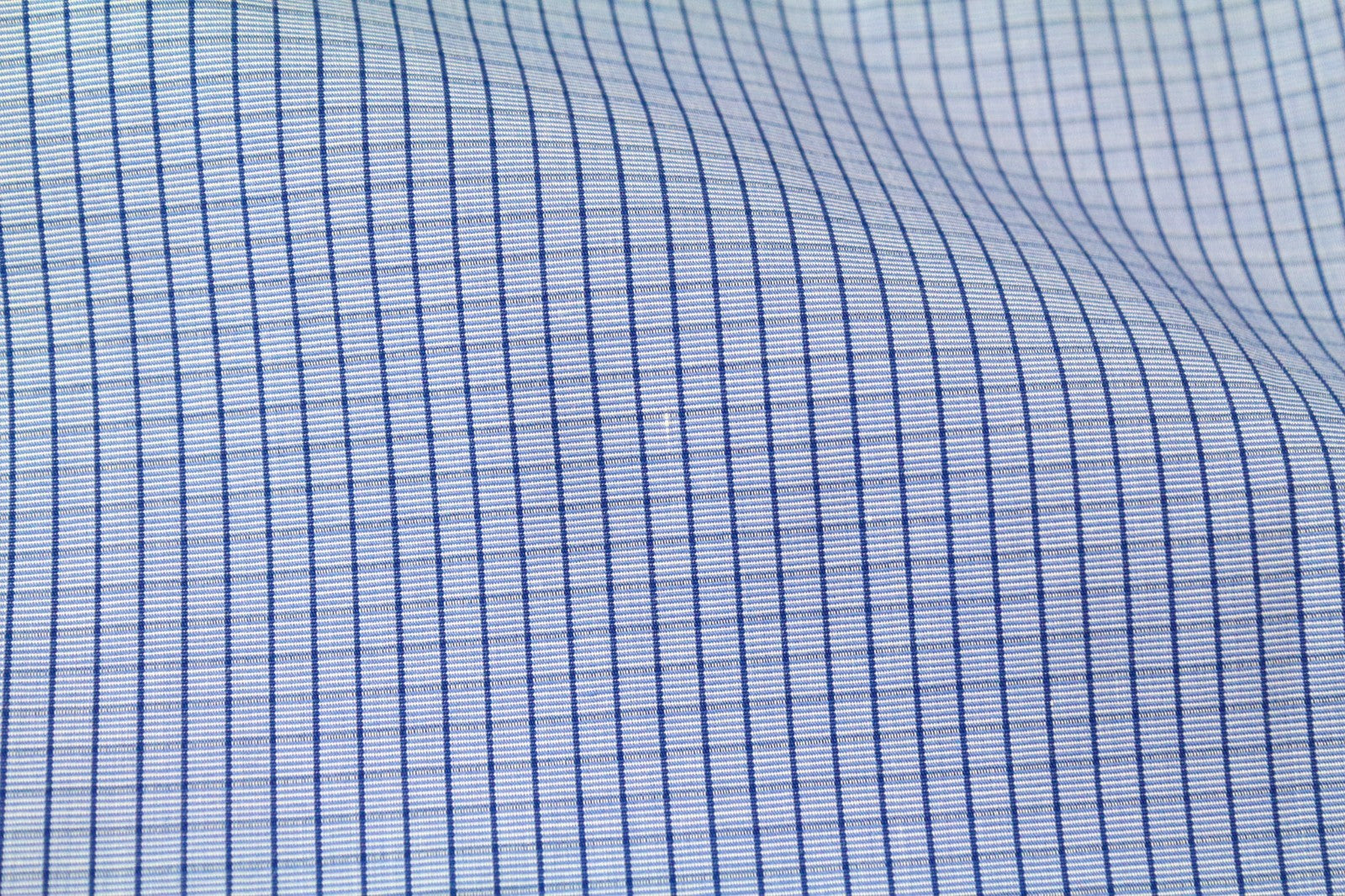 SCOTCH & SODA Men Shirt S Blue Checked Print Classic Pure Cotton Button Up