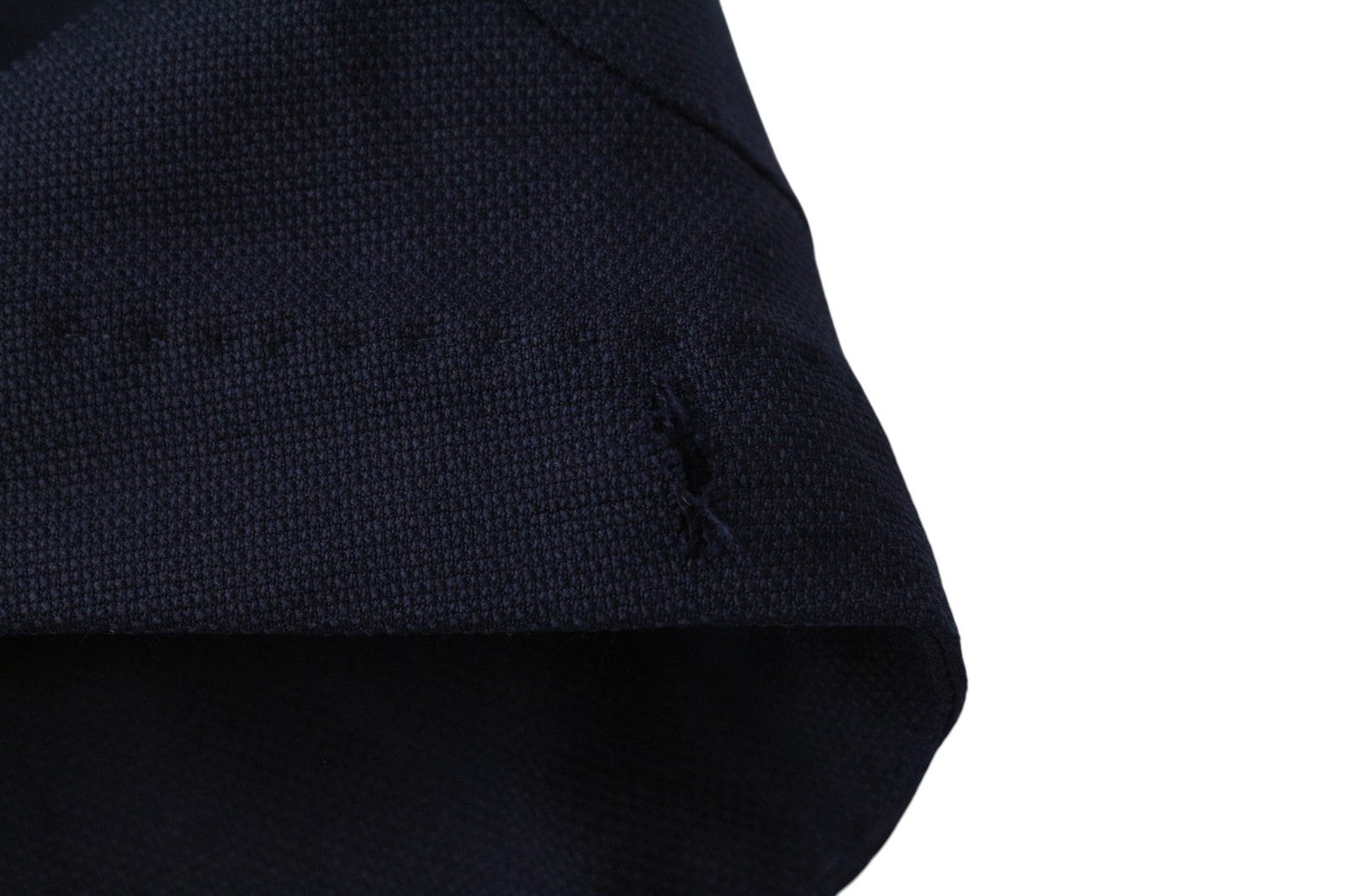 SUITSUPPLY Havana Patch Men Suit UK34R Blue 2-Piece Slim Wool Stretch Unlined