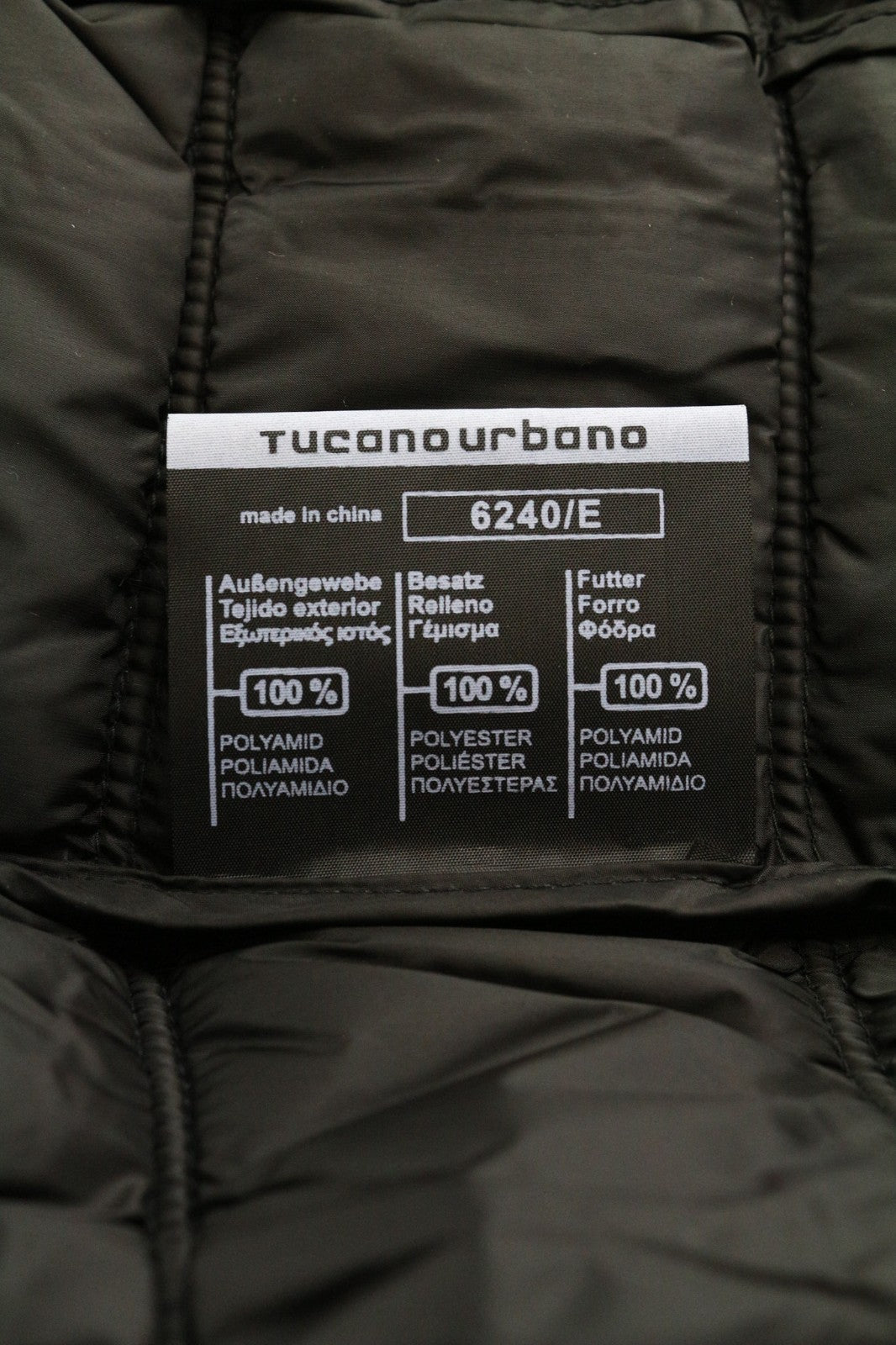 TUCANO URBANO Hot Dan Women Vest IT38 M Black Motorcycle Quilted Classic Padded