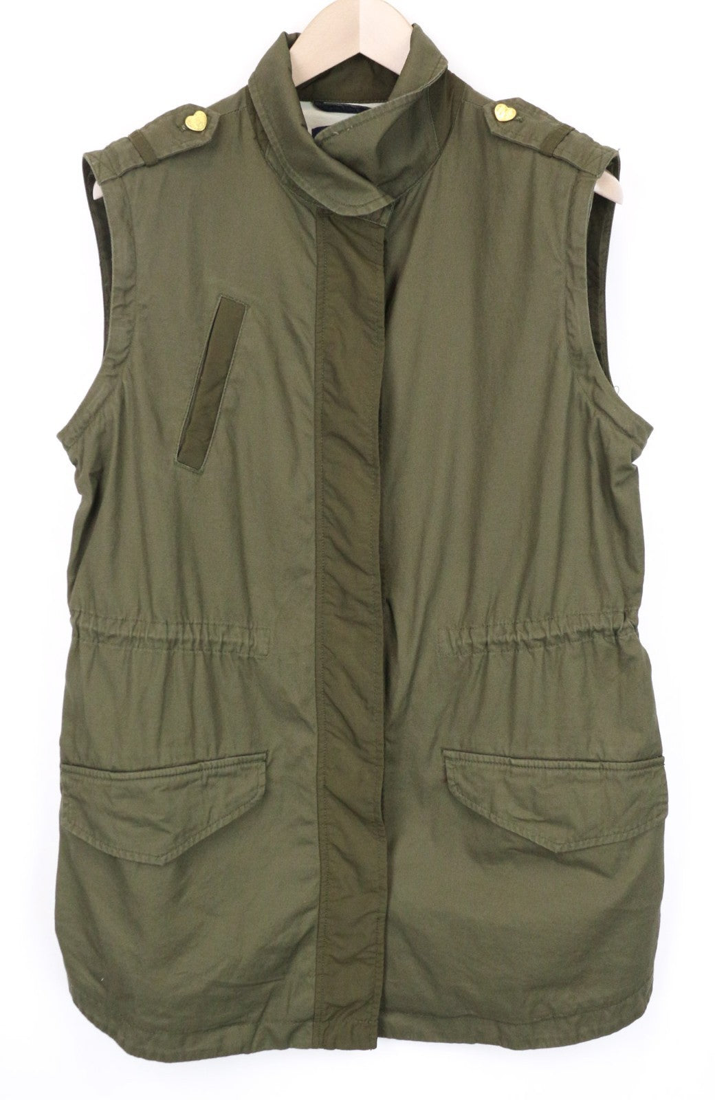 SCOTCH & SODA Men Jacket L Military Green 2-in-1 Classic Transformable Cotton