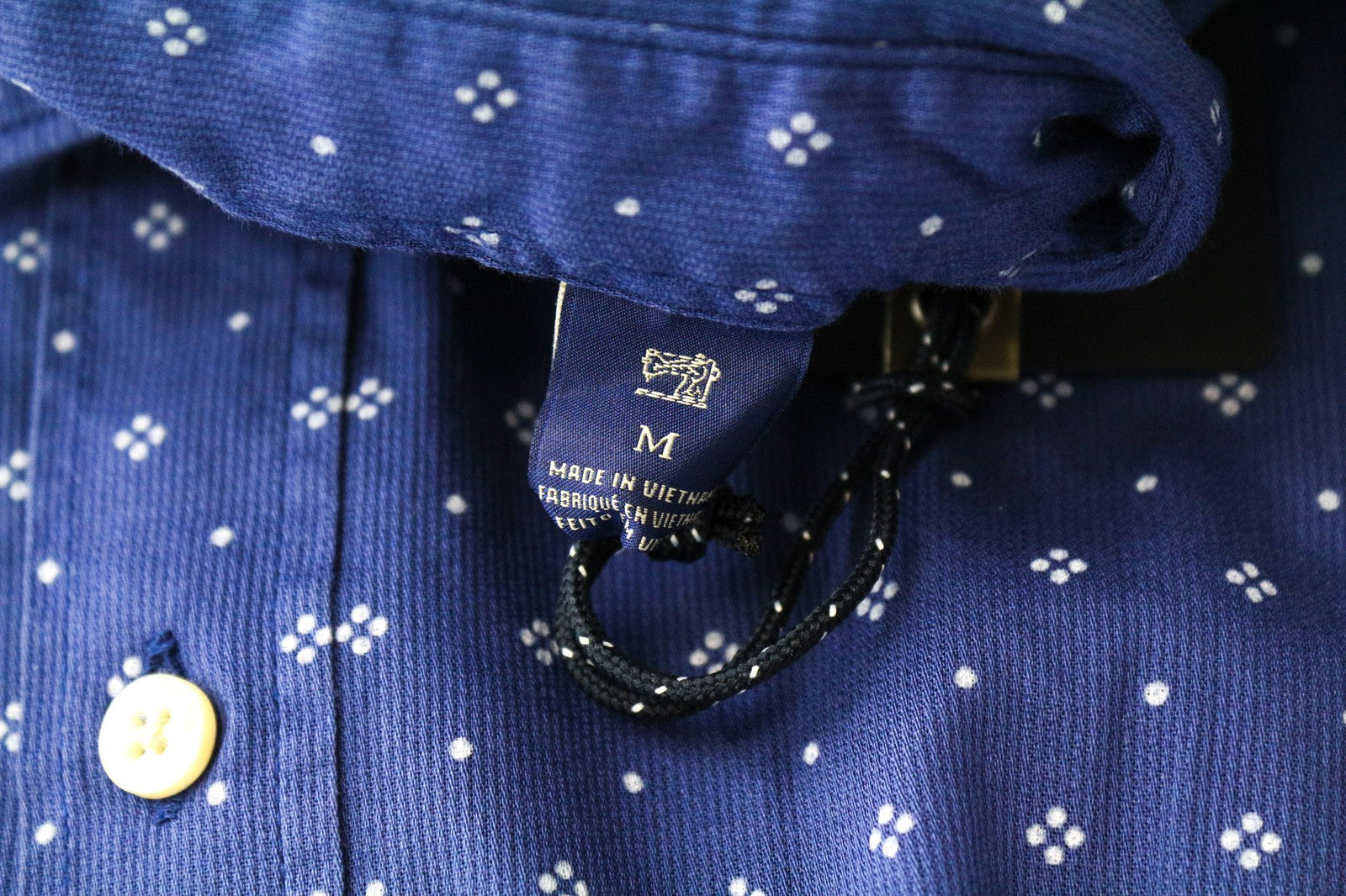 SCOTCH & SODA Ams Couture Men Shirt M Blue Pure Cotton Patterned Long Sleeved