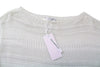 Silbernes Twill-T-Shirt