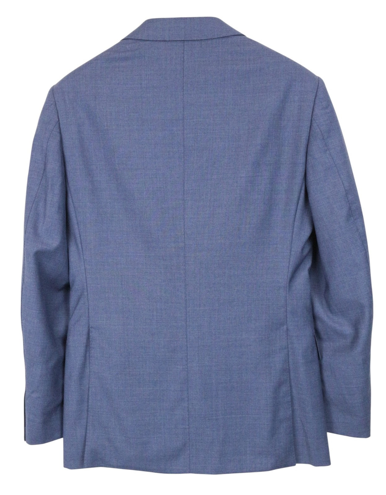 SUITSUPPLY Napoli Men Suit UK34R Pure Wool Super 110's Blue Lined 2 Piece