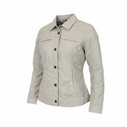 TUCANO URBANO Demetra Women Jacket IT38 Beige Cotton Blend Long Sleeve Windproof