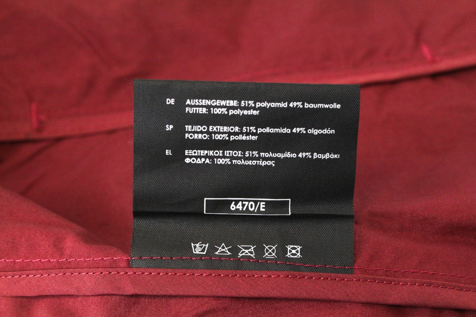 TUCANO URBANO Demetra Women Jacket IT40 Red Cotton Blend Long Sleeve Breathable