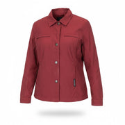 TUCANO URBANO Demetra Women Jacket IT42 Red Cotton Blend Long Sleeve Windproof