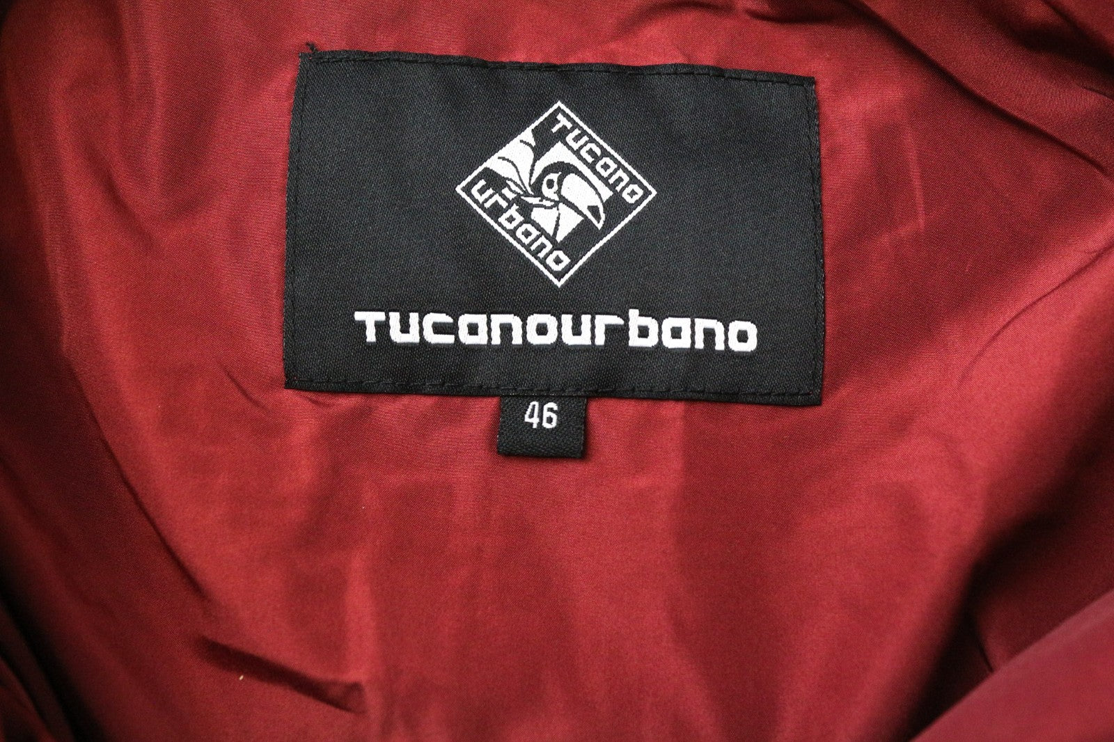 TUCANO URBANO Demetra Women Jacket IT46 Red Cotton Blend Long Sleeved Windproof