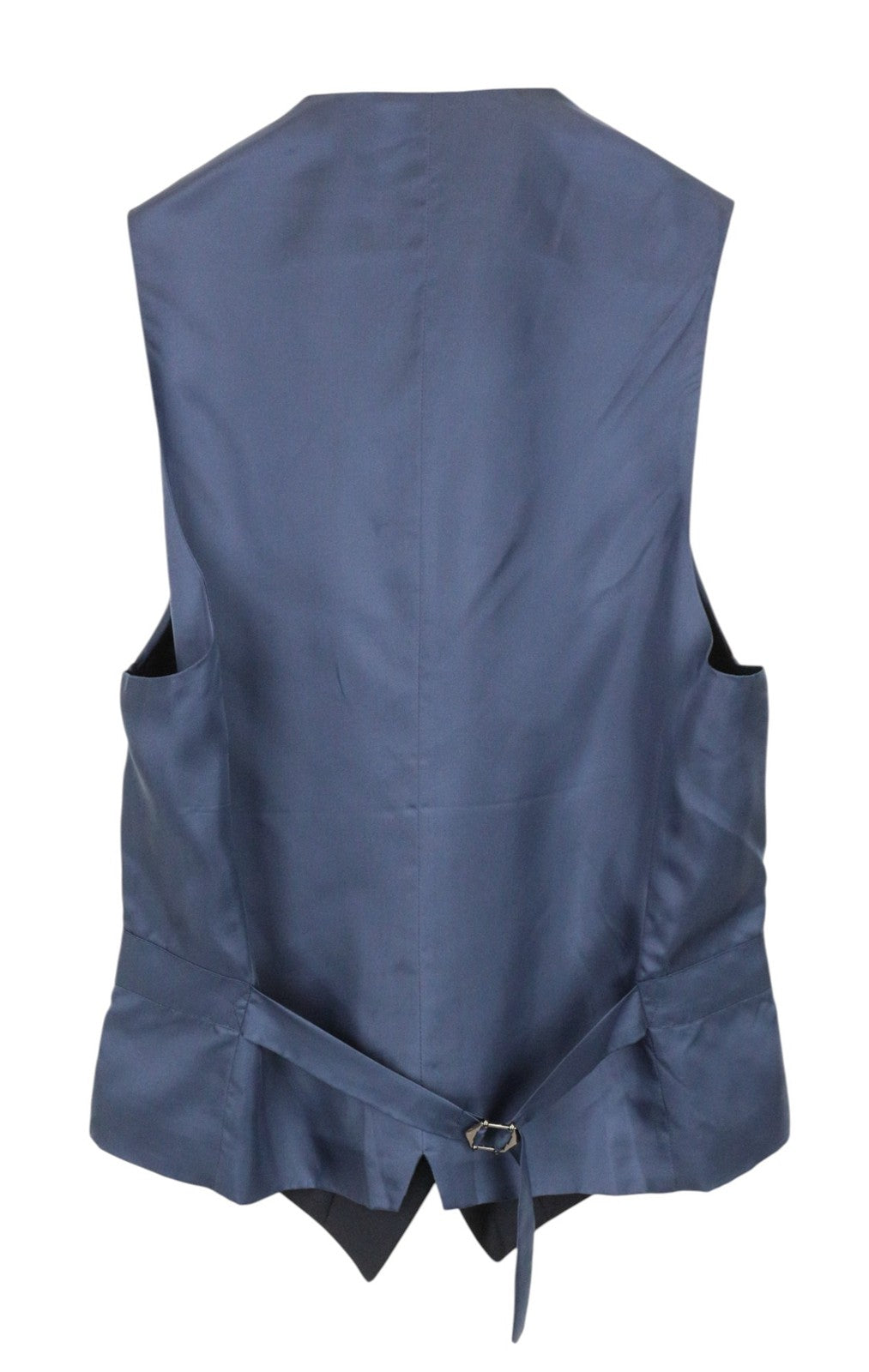 SUITSUPPLY Ferrara Men Suit UK34R Waistcoat Trousers Pure Wool Navy 2 Piece