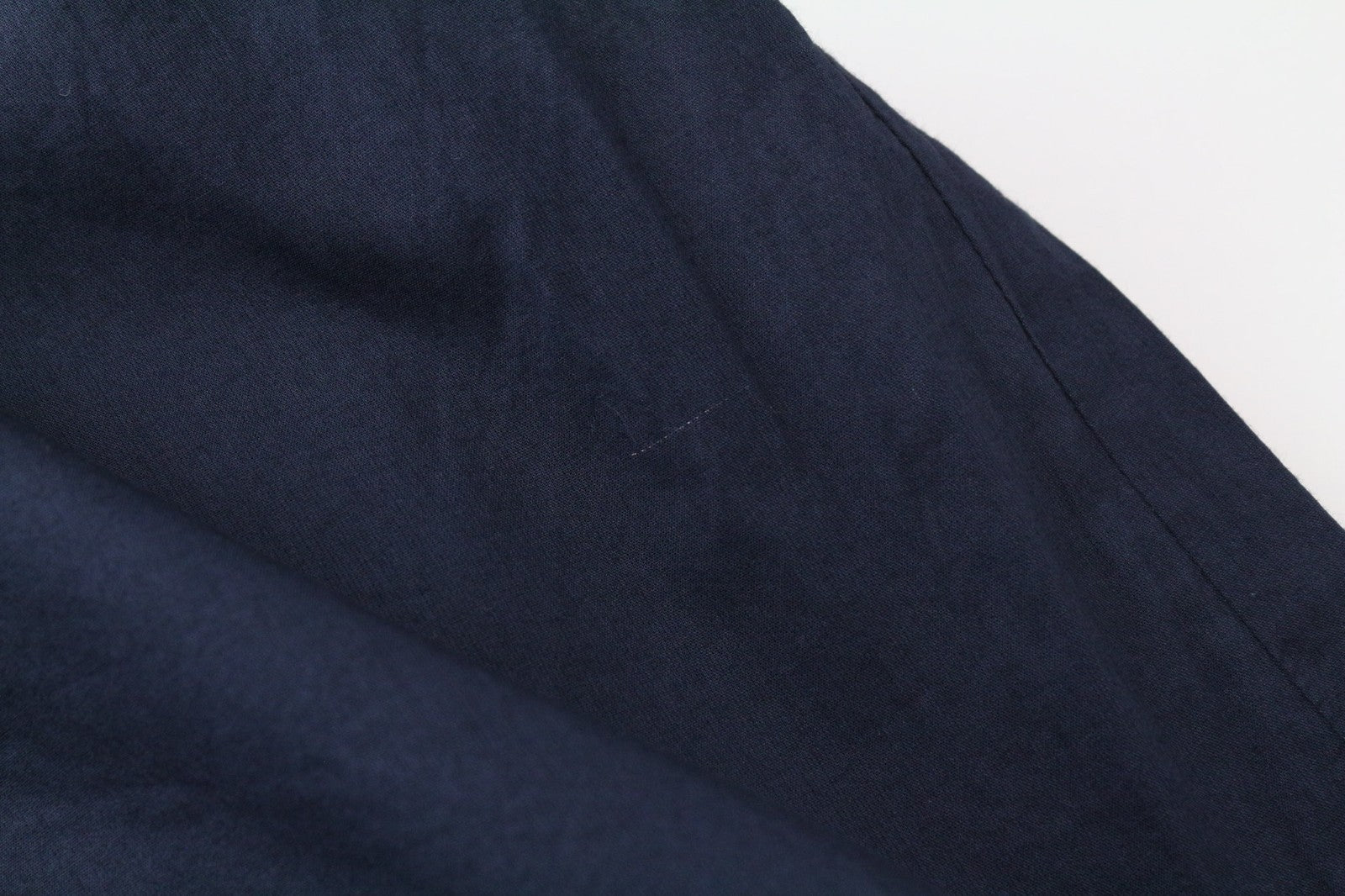SCOTCH & SODA Ams Couture Men Shirt ~M Navy Blue Pocketed Button-Up 3/4 Sleeve