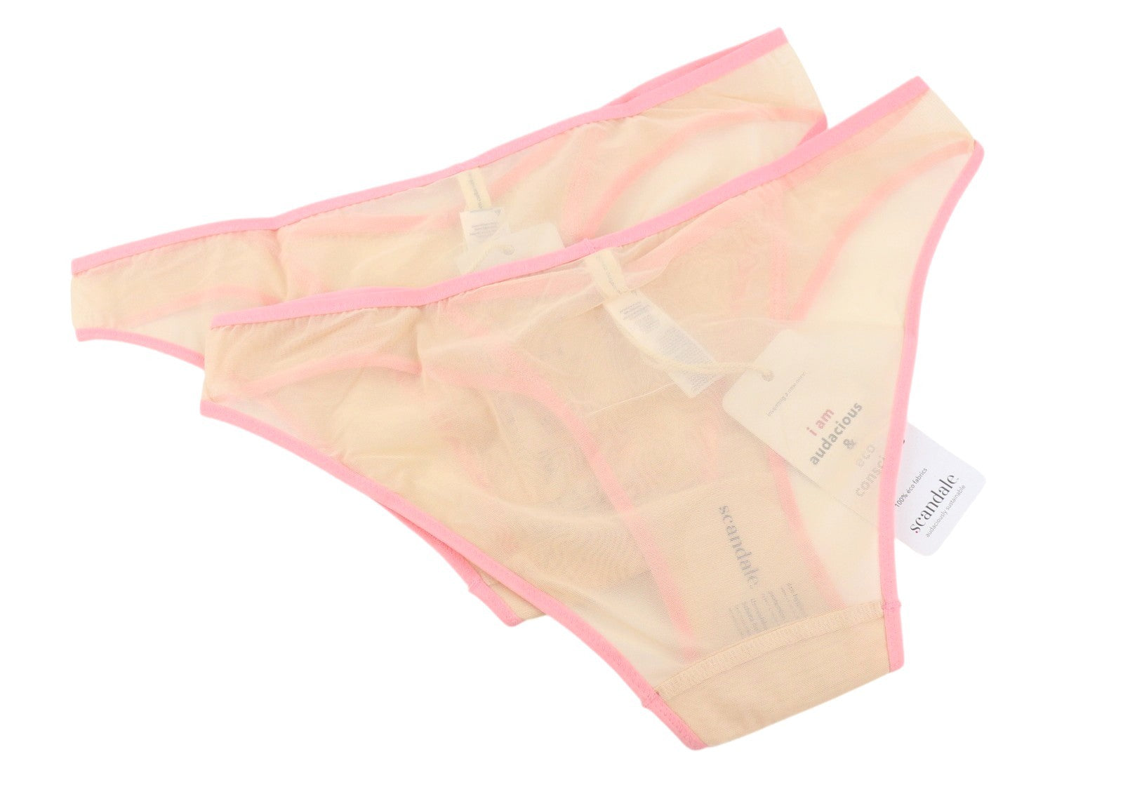 SCANDALE La Culotte Sleek-Nude A14 Women's Panties M Sheer Mesh