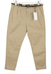 Beige Cotton Trousers