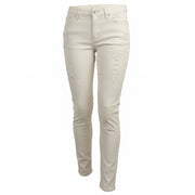 MAISON SCOTCH La Parisienne Women's Jeans W28 Ivory Skinny Distressed Patch