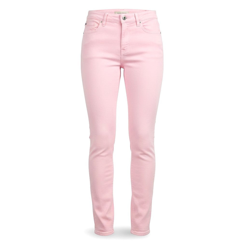 MAISON SCOTCH La Bohemienne Women's Jeans W26 Pink Skinny Mid Rise Zip Fly