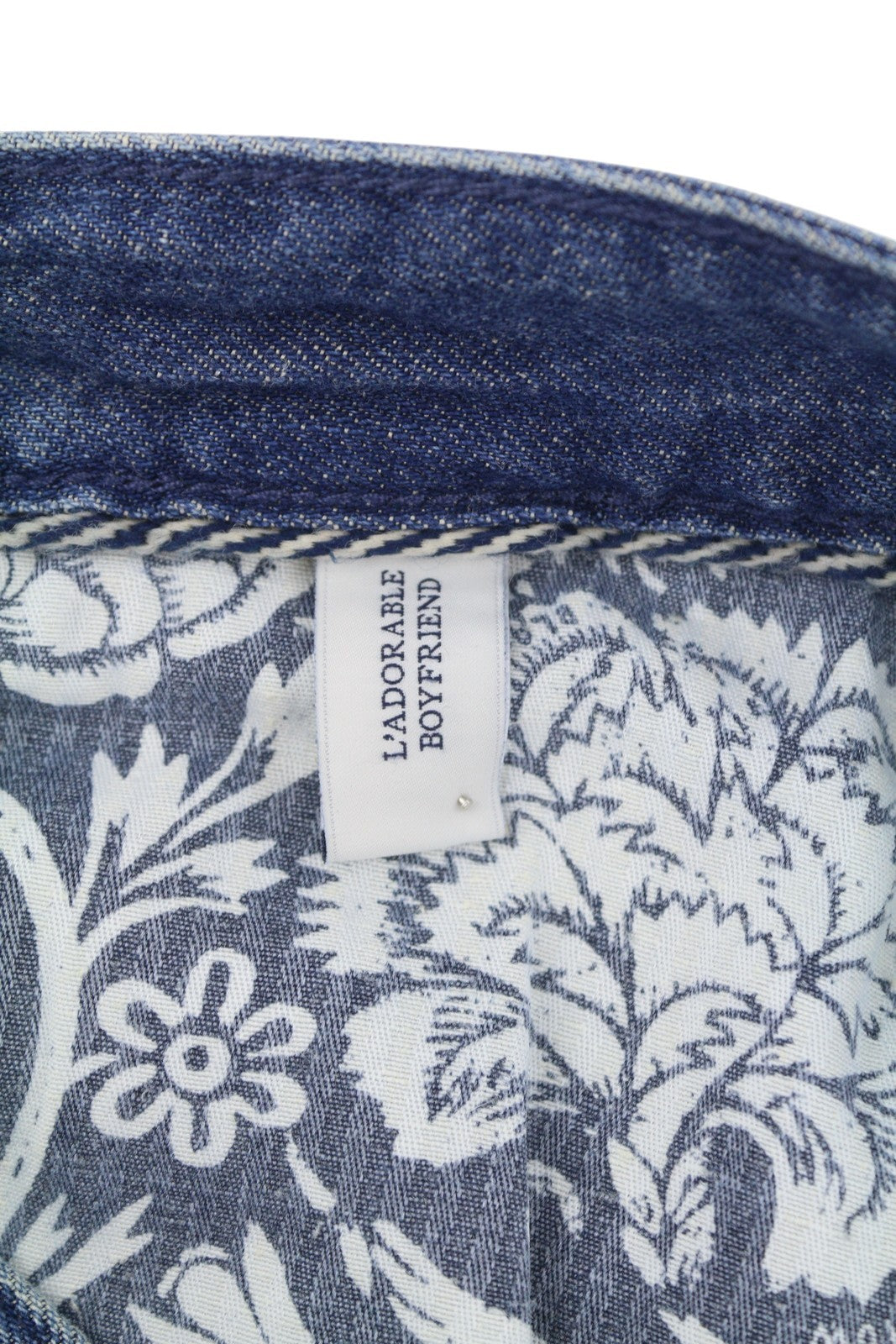 SCOTCH & SODA L'Adorable Boyfriend Women's Jeans W26/L30 Blue Linen Distress