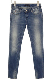 MAISON SCOTCH La Parisienne Women's Jeans W25/L32 Blue Skinny Faded