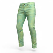 SCOTCH & SODA Men's Jeans W31/L32 Green Dyed Faded Super Slim Fit