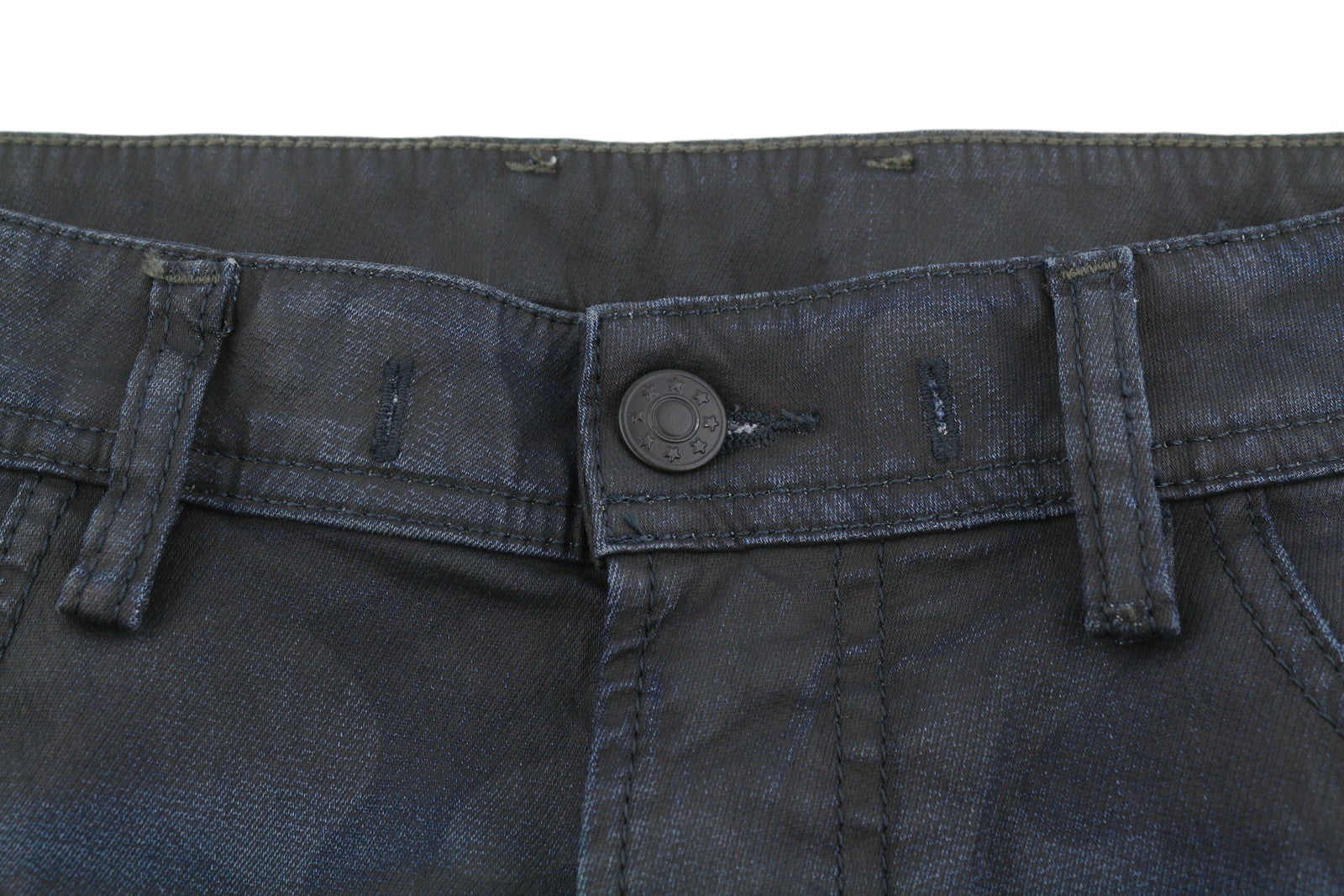 DIESEL Narrot CB-NE 0686J Men's Jeans W28 Black Coated Faded Jogg Slim