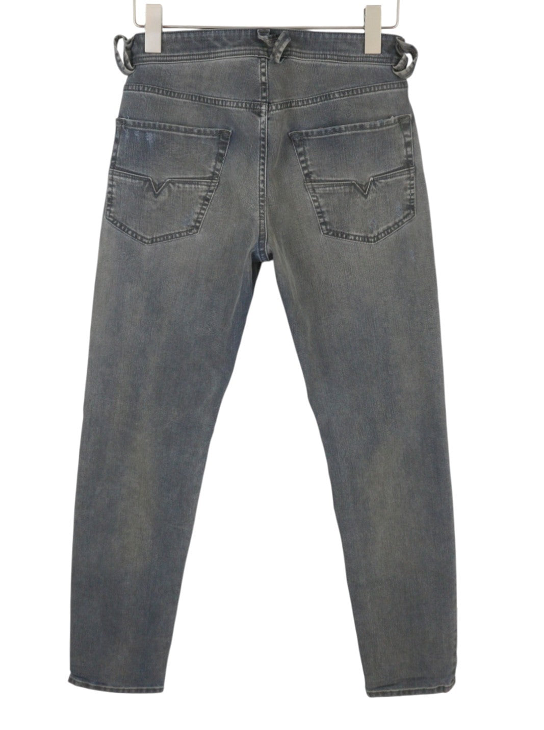 DIESEL Larkee-Beex 084TL Men's Jeans W26/L30 Blue Faded Distressed Whisker