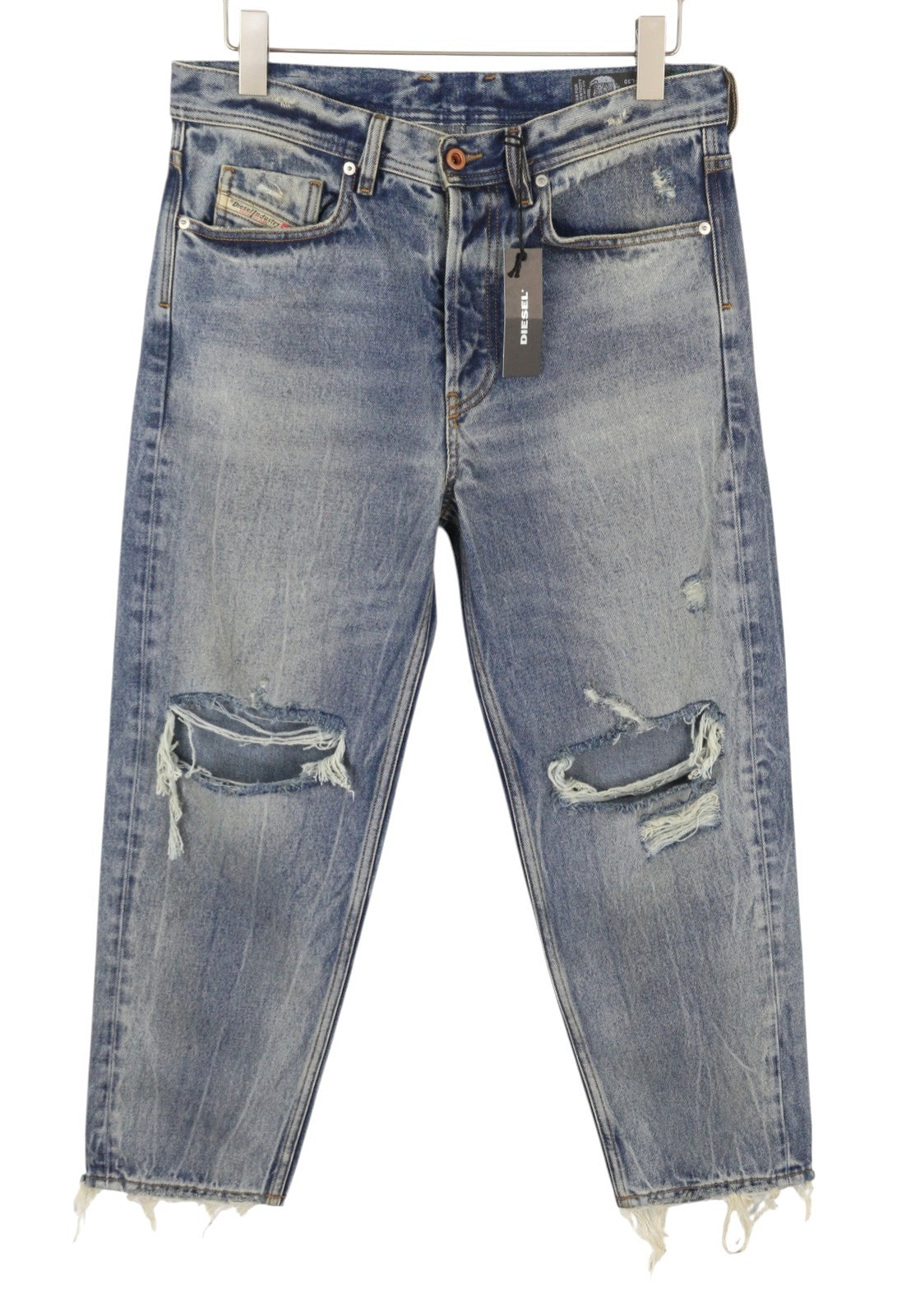 DIESEL Dagh-XP 084ZS Men's Jeans W29/L30 Blue Ripped Distressed Straight