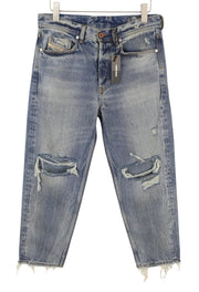 DIESEL Dagh-XP 084ZS Men's Jeans W29/L30 Blue Ripped Distressed Straight
