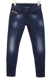 DIESEL Troxer R79K6 Men's Jeans W28/L32 Blue Faded Whisker Skinny Fit