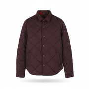 SCOTCH & SODA Men's Jacket S Burgundy Pattern Quilted Padded Snap Button