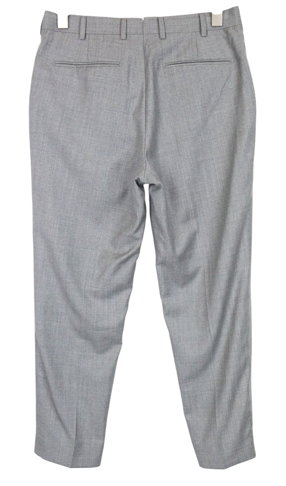 SUITSUPPLY Brescia Men Trousers UK38R Pure Wool Grey Pleated Front Lined Formal